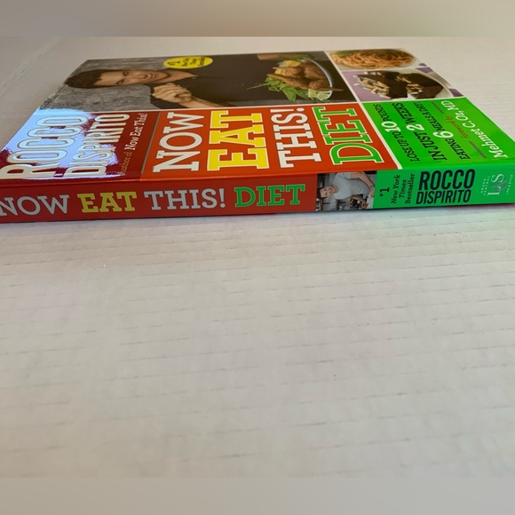 ROCCO DISPIRITO Now Eat This! Diet Cook Book Paperback First Edition - Picture 3 of 7
